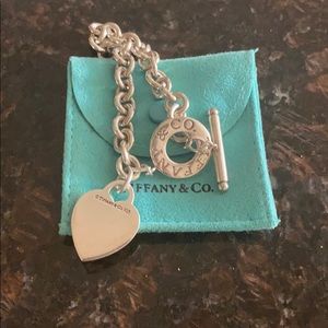 Authentic Tiffany toggle charm bracelet